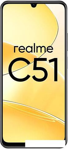 Смартфон Realme C51 RMX3830 6GB/256GB (угольно-черный)