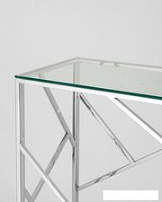 Консольный стол Stool Group Арт Деко 120x40 (прозрачное стекло/сталь серебристый) Консольный стол Stool Group Арт Деко 120x40 (прозрачное стекло/сталь серебристый)