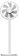Вентилятор Xiaomi Mi Smart Standing Fan 1C JLLDS01XY