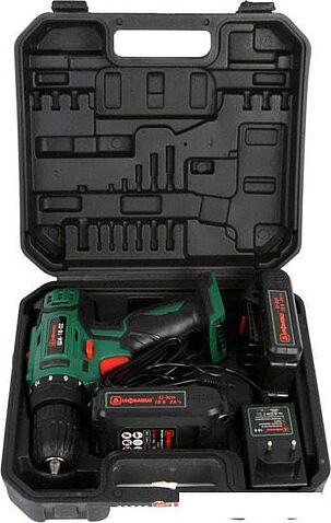 Дрель-шуруповерт Дифмаш ША-18-02 01022318 (с 2-мя АКБ, кейс)