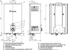 Газовая колонка NEVA 4610E (белый)