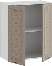 Шкаф навесной Трия Бьянка 1В6 (дуб кофе) Шкаф навесной Трия Бьянка 1В6 (дуб кофе)