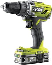 Дрель-шуруповерт Ryobi R18DD3-215S 5133003774 (с 2-мя АКБ, сумка) Дрель-шуруповерт Ryobi R18DD3-215S 5133003774 (с 2-мя АКБ, сумка)