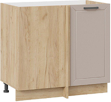 Шкаф напольный Трия Лорас 1Н9У (дуб крафт золотой/холст латте)