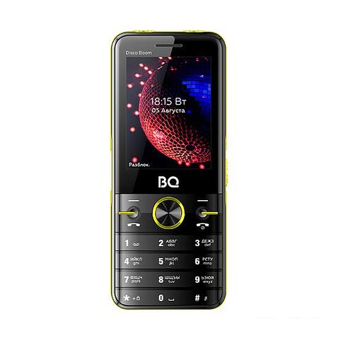 Кнопочный телефон BQ-Mobile BQ-2842 Disco Boom (черный)