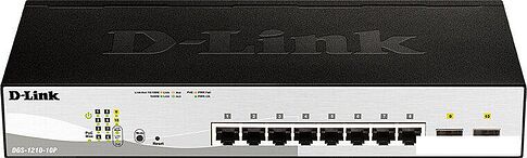 Управляемый коммутатор 2-го уровня D-Link DGS-1210-10P/FL2A