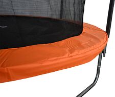 Батут GoUP Elite 8FT (с сеткой и лестницей, оранжевый)