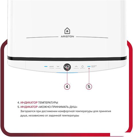 Накопительный электрический водонагреватель Ariston Velis Tech Abse Dry 50