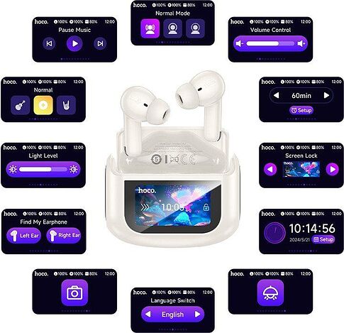 Наушники Hoco EQ21 (бежевый)