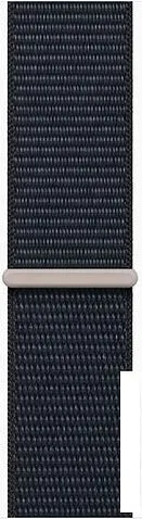 Умные часы Apple Watch Series 9 45 мм (алюминиевый корпус, полуночный/полуночный, нейлоновый ремешок)