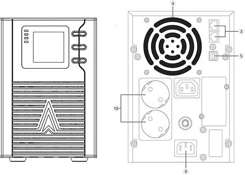 Источник бесперебойного питания Импульс Стайер 2000 ST20201
