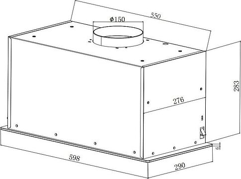 Кухонная вытяжка ZorG Star 1080 60 S-GC (белый)