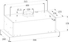 Кухонная вытяжка ZorG Basta 750 60 M (черный)