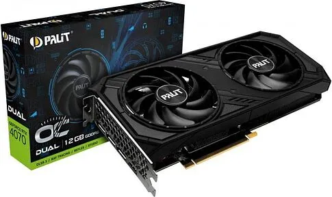 Видеокарта Palit GeForce RTX 4070 Dual OC NE64070S19K9-1048D