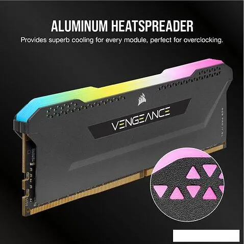 Оперативная память Corsair Vengeance RGB PRO SL 2x16GB DDR4 PC4-28800 CMH32GX4M2D3600C18