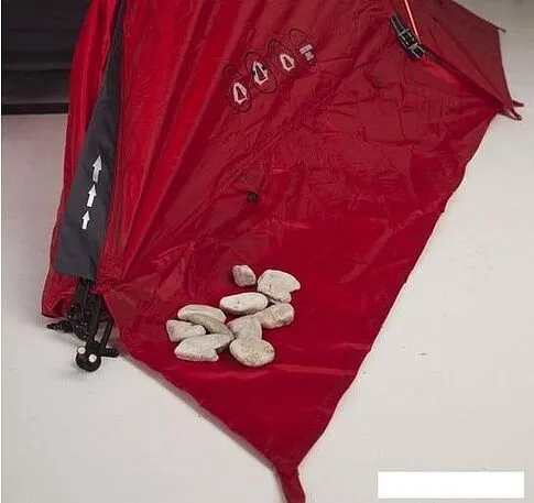 Треккинговая палатка Husky Fighter 3-4 (красный)