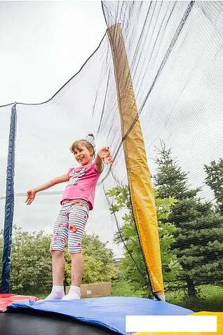 Батут Sundays Acrobat-D490 (зеленый, с сеткой)