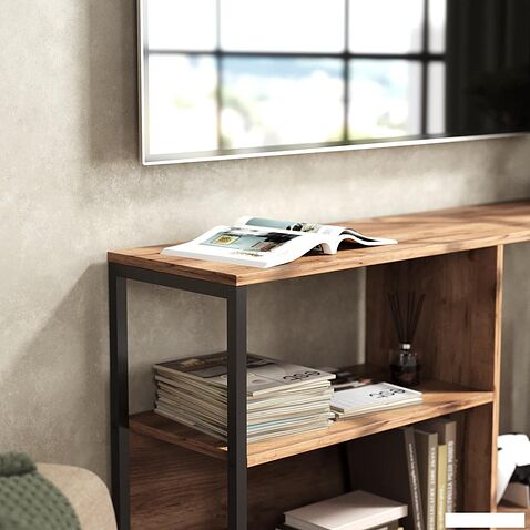 Тумба Mio Tesoro Codi Loft (дуб золотой крафт/черный)