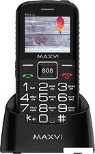 Кнопочный телефон Maxvi B5ds up (черный)