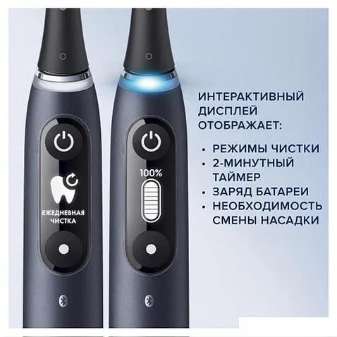 Электрическая зубная щетка Oral-B iO 5 Duo (черный/белый)
