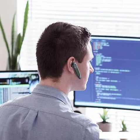 Bluetooth гарнитура Hoco E60 Brightness (черный)