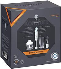 Погружной блендер Leonord LE-1722 (белый/голубой)