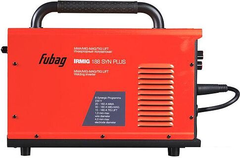Сварочный инвертор Fubag IRMIG 188 SYN PLUS 41380.1