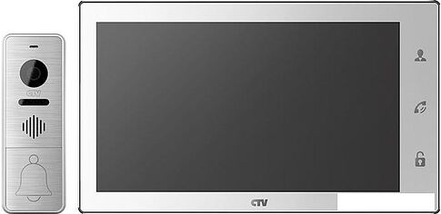 Комплект видеодомофона CTV DP4106AHD (белый)