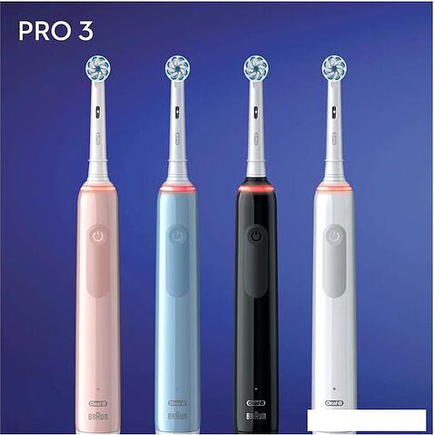 Электрическая зубная щетка Oral-B Pro 3 3000 Cross Action D505.513.3 (черный)