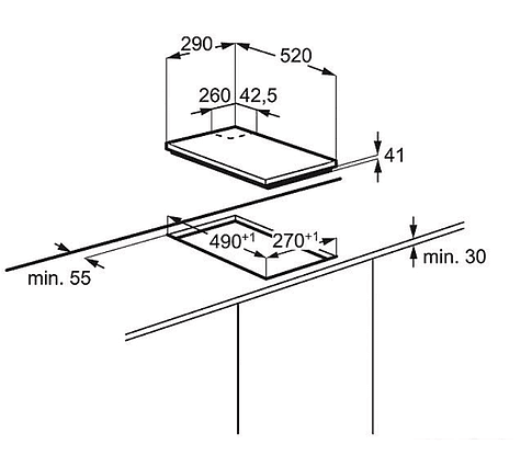 Варочная панель Electrolux EGC3322NVK