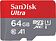 Карта памяти SanDisk Ultra microSDXC SDSQUA4-064G-GN6MN 64GB