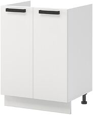 Шкаф напольный Mio Tesoro Пасадена ШНМ 600 (белый/белый бриллиант)