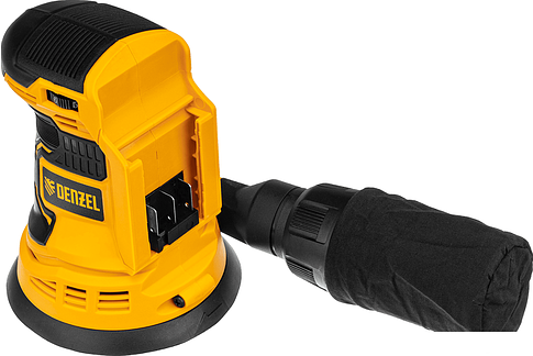 Эксцентриковая шлифмашина Denzel COS-125-0 (без АКБ)