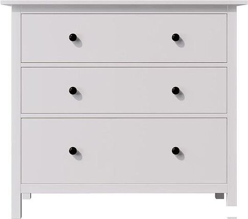 Комод Лузалес Кымор 3 ящика (белый)