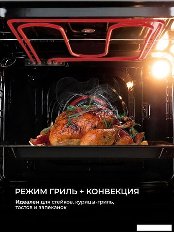 Электрический духовой шкаф LEX EDP 607 BL Wide Series