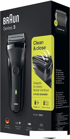Электробритва Braun Series 3 300s (черный)