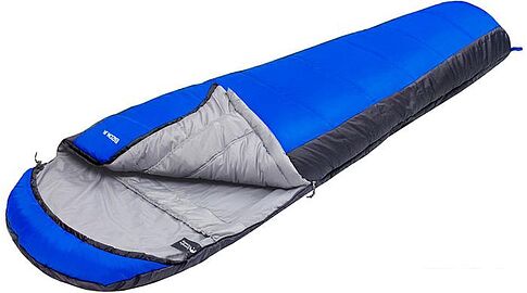 Спальный мешок Jungle Camp Bison Jr (серый/синий)