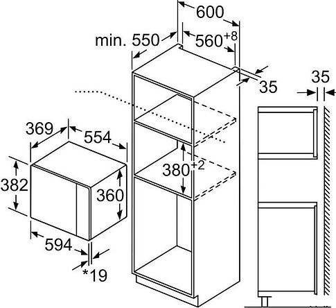 Микроволновая печь Bosch Serie 6 BEL454MB1F