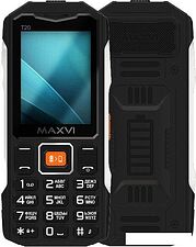 Кнопочный телефон Maxvi T20 (черный)
