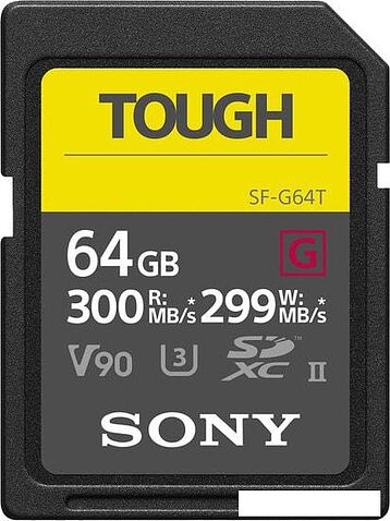 Карта памяти Sony SDXC SF-G64T 64GB