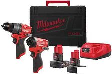 Milwaukee M12FPP2A2-402X 4933480587 (шуруповерт, винтоверт, 2 АКБ, кейс)