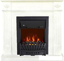 Каминокомплект Smolcom Brighton STD-ASP с Royal Flame Aspen Black (бьянко белый) Каминокомплект Smolcom Brighton STD-ASP с Royal Flame Aspen Black (бьянко белый)