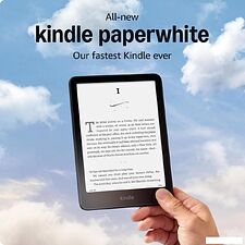 Электронная книга Amazon Kindle Paperwhite 2024 16GB Ad-supported (черный)
