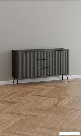 Тумба Arvento Rondo 2D3S (графит/дарк грей)