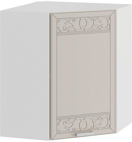 Шкаф навесной Трия Долорес 1В6У (белый/крем)