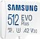 Карта памяти Samsung EVO Plus 2021 microSDXC 512GB (с адаптером)