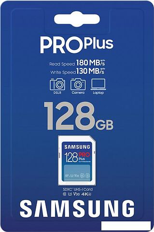 Карта памяти Samsung PRO Plus 2023 SDXC 128GB