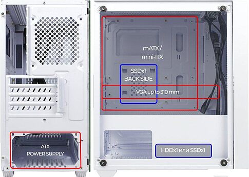 Корпус Ginzzu CL540