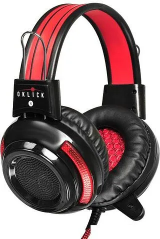 Наушники с микрофоном Oklick HS-G300 Armageddon (черный/красный)