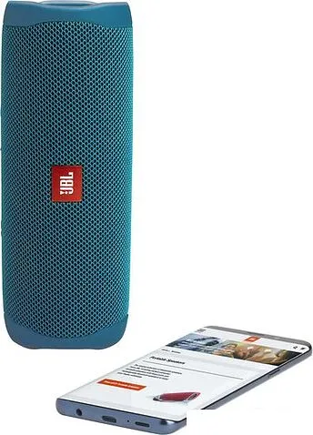 Беспроводная колонка JBL Flip 5 Eco Edition (синий)